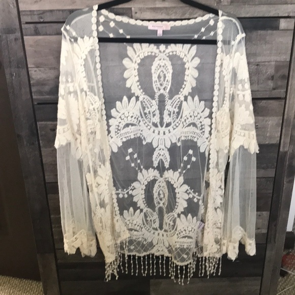Blu Pepper Other - Blu pepper boho lace kimono Blu Pepper Other - Blu pepper boho lace kimono